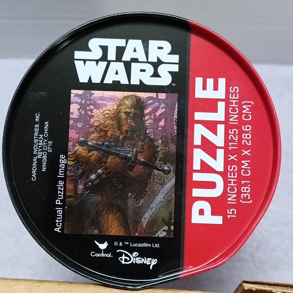 Disney Star wars 100pieces puzzles Chewbacca and R2D2 set of two condition new - Picture 5 of 5